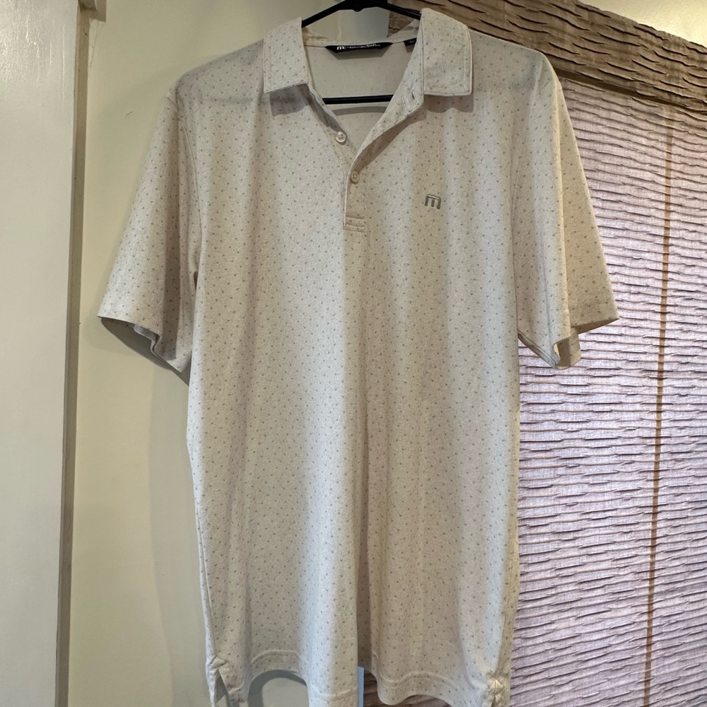Travis Mathew L Yellow/White Polo